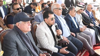 وزير الشباب يفتتح نادي الرماية بالوادي الجديد