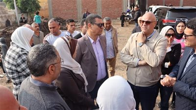 محافظ القليوبية يتفقد قرية المريج بشبين القناطر ويستمع لمشاكل المواطنين
