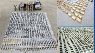 بـ90 مليون جنيه.. ضبط 7 عناصر جنائية بحوزتهم طن ونصف حشيش وهيدرو بالسويس 