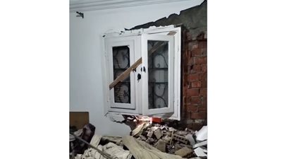 غرفة النوم بعد الحادث