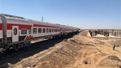 حركة القطارات على خط مطروح