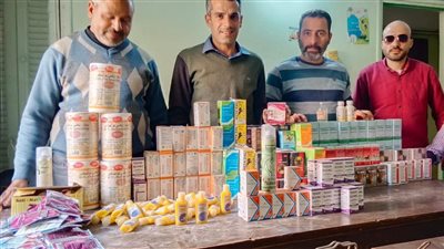ضبط أدوية ولقاحات بيطرية منتهية الصلاحية وغير صالحة بالبحيرة