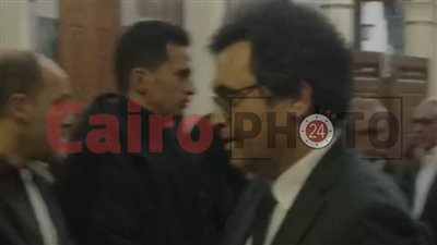 وزير الثقافة وحمدين صباحي يؤديان واجب العزاء في الناشر محمد هاشم