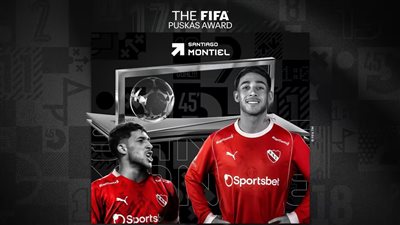 سانتياجو مونتيل يحصد جائزة بوشكاش لأجمل هدف في العالم لعام 2025