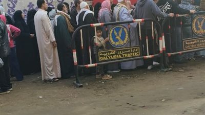 بدء التصويت وتوافد المواطنين للإدلاء بأصواتهم خلال الإعادة بانتخابات النواب 2025 بمركز قليوب