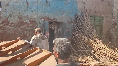  سقوط منزل بقرية الدير في إسنا بالأقصر
