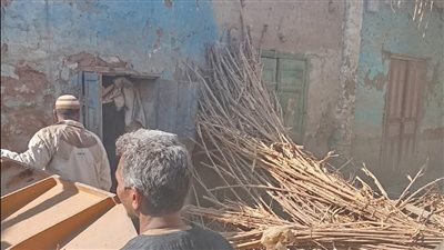 انهيار عقار بقرية الدير في الأقصر دون إصابات