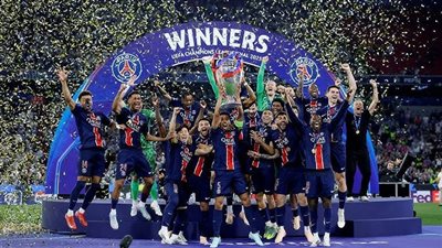 باريس سان جيرمان ثالث نادٍ أوروبي يحقق 6 ألقاب في موسم واحد