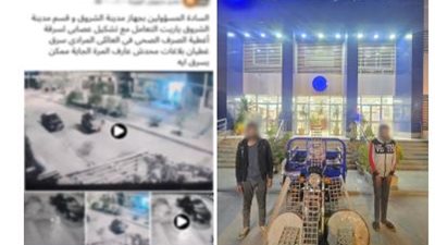 القبض على متهمين بسرقة غطاء بلاعة صرف صحي في القاهرة