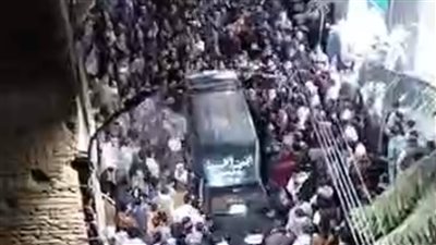 تشييع جثماني ضحيتَي حادث الطريق الصحراوي بمسقط رأسهما في المنوفية