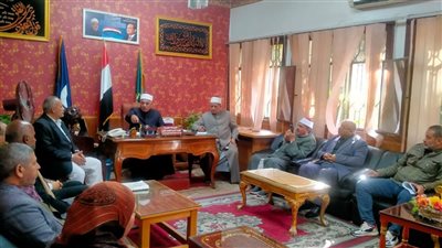 اجتماع هام برئاسة الشيخ سعيد أحمد خضر رئيس الإدارة المركزية 