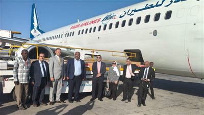 قافلة مساعدات مصرية إلى السودان 