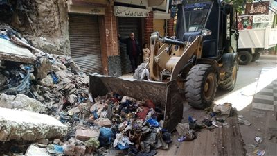 إزالة رديم بالإسكندرية 