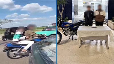 المتهمان - جانب من الواقعة    