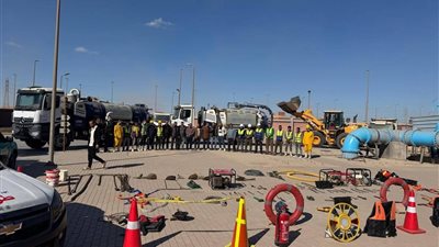 جهاز مدينة أكتوبر الجديدة يرفع درجة الاستعداد القصوى لمواجهة موسم الأمطار