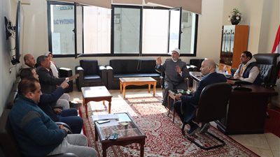 السكرتير العام المساعد لبني سويف يتابع أعمال تطوير مسجد السيدة حورية