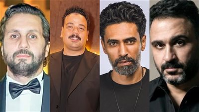 أكرم حسني ومحمد علاء ومصطفى غريب وهشام ماجد