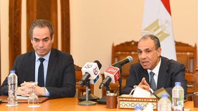 وزير الخارجية في حوار تليفزيوني 