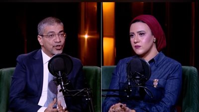 محمد صلاح البدري وهند مختار    