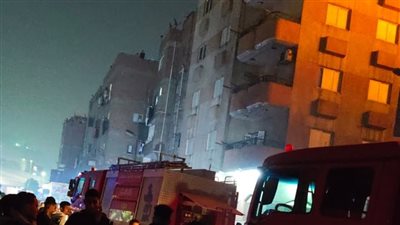  حريق هائل في عزبة بخيت بالقرب من قسم منشية ناصر| صور