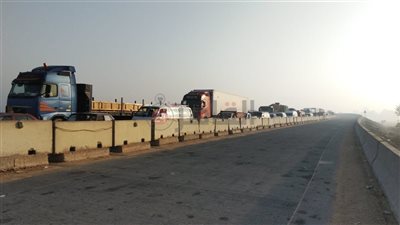 فتح بوابات الطريق الإقليمي بالمنوفية بعد تحسن الرؤية