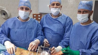 تدخل جراحي ينقذ عامل بناء سقط من ارتفاع بالمنوفية 