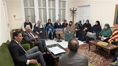 الخارجية تلتقي أسر المصريين المتغيبين في ليبيا| صور