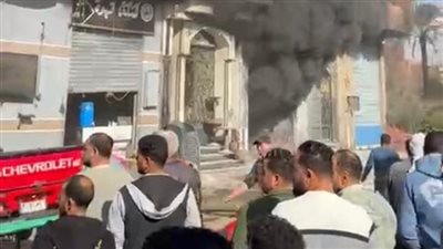 اندلاع حريق داخل منزل بالطريق الأبيض في الجيزة