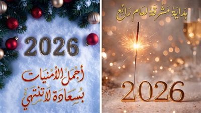 اكسر الملل وكن مميزًا.. أفكار تهنئة رأس السنة 2026 على واتساب وفيسبوك