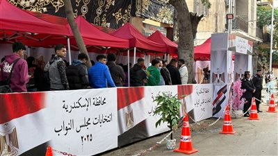 توافد الناخبين في اليوم الثاني لانتخابات مجلس النواب بالدائرة الثانية بالإسكندرية