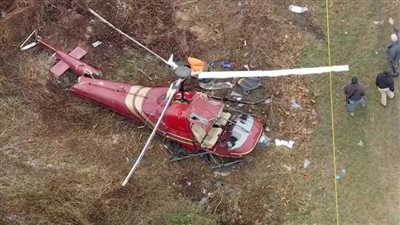 مصرع شخص وإصابة آخر في حادث تصادم مروحيتين بولاية نيوجيرسي الأمريكية