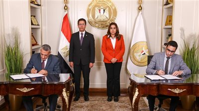 وزيرة التنمية المحلية تشهد توقيع بروتوكول تعاون بين جامعة بنها ومركز سقارة للتدريب لإعداد كوادر المحليات