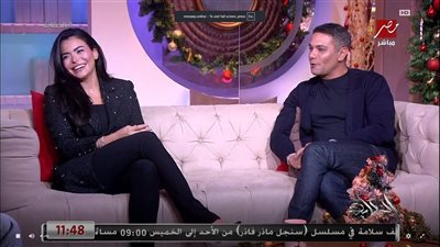 أبرز تصريحات آسر ياسين وأسماء جلال مع عمرو أديب على MBC مصر
