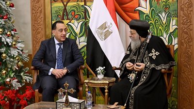 مدبولي لـ تواضروس: المناسبات تمثل فرصة عظيمة لإظهار المحبة والتقارب بين أبناء الوطن الواحد