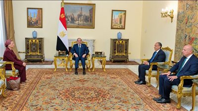 السيسي يشدد على توفير الدعم اللازم لضمان نجاح وزيرة البيئة السابقة في أداء مهامها بالأمم المتحدة