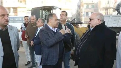 تحرك عاجل من محافظ الشرقية لمعاينة هبوط بكوبري الصاغة بالزقازيق