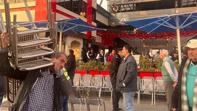 أعاقت حركة المواطنين.. حملة مكبرة لرفع إشغالات محل كبدة البرنس بالشيخ زايد