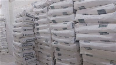 ضبط مصنع جلاش لحيازته 2.5 طن نشا ذرة دون فواتير بشبين القناطر بالقليوبية