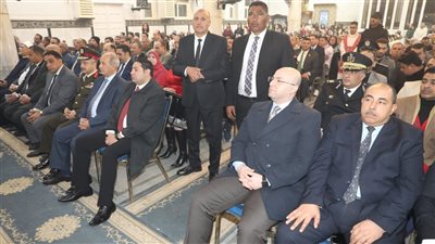 محافظ بني سويف يشهد قداس عيد الميلاد المجيد بمطرانية ببا بحضور القيادات الأمنية والتنفيذية وأعضاء البرلمان