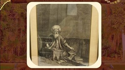 لوحة قانون وحياة.. عمل فني يلفت الأنظار في المعرض المؤقت بسراي العرش بقصر المنيل