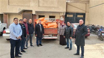 ضبط سيارة محملة بأسمدة زراعية مهربة في حملة تموينية بالفيوم