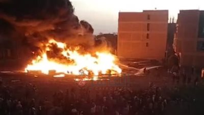 محافظ المنوفية: نقل 16 مصابا إلى المستشفى في حريق مواسير سنتريس