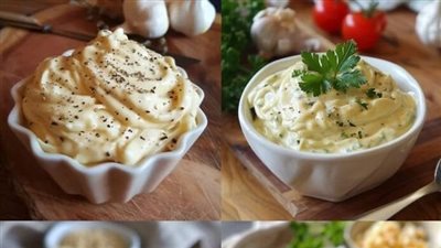 طريقة عمل التومية أحلى من المطاعم.. وصفة بالنشا وأخرى بالزبادي
