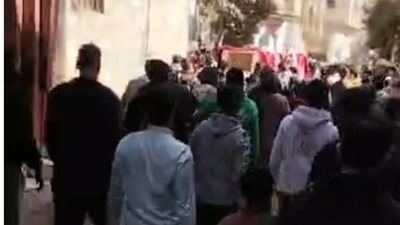 تشييع جثمان مُعلمة توفيت خلال ملاحظة الامتحانات في المنوفية