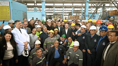 وزير قطاع الأعمال: خط الإنتاج الجديد يضاعف إنتاج مصر للألومنيوم من السلك إلى 120 ألف طن سنويًا