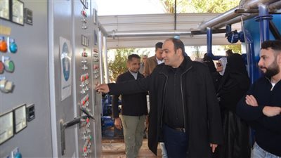 رئيس مياه الشرب بالجيزة يتابع ميدانيًا سير العمل بعدد من محطات الواحات البحرية