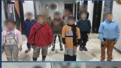 ضبط 13 شخصا استغلوا 21 صغيرا في أعمال التسول بالجيزة