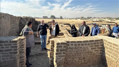 وفد فرنسي رفيع في قلب التاريخ.. زيارة مهمة لموقع حفائر شيخ العرب همام | صور