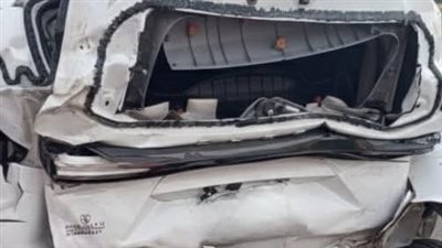 إصابة 4 أشخاص في حادث تصادم سيارة نقل مع ملاكي بالسويس