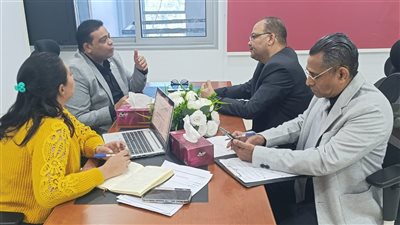 لقاء تنسيقي بين فرعي هيئتي الرعاية الصحية والتأمين الصحي الشامل بأسوان لبحث الملفات المشتركة